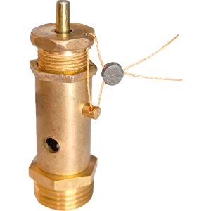 Válvula de Seguridad Calibrada con Sello de Plomo (Bronce)