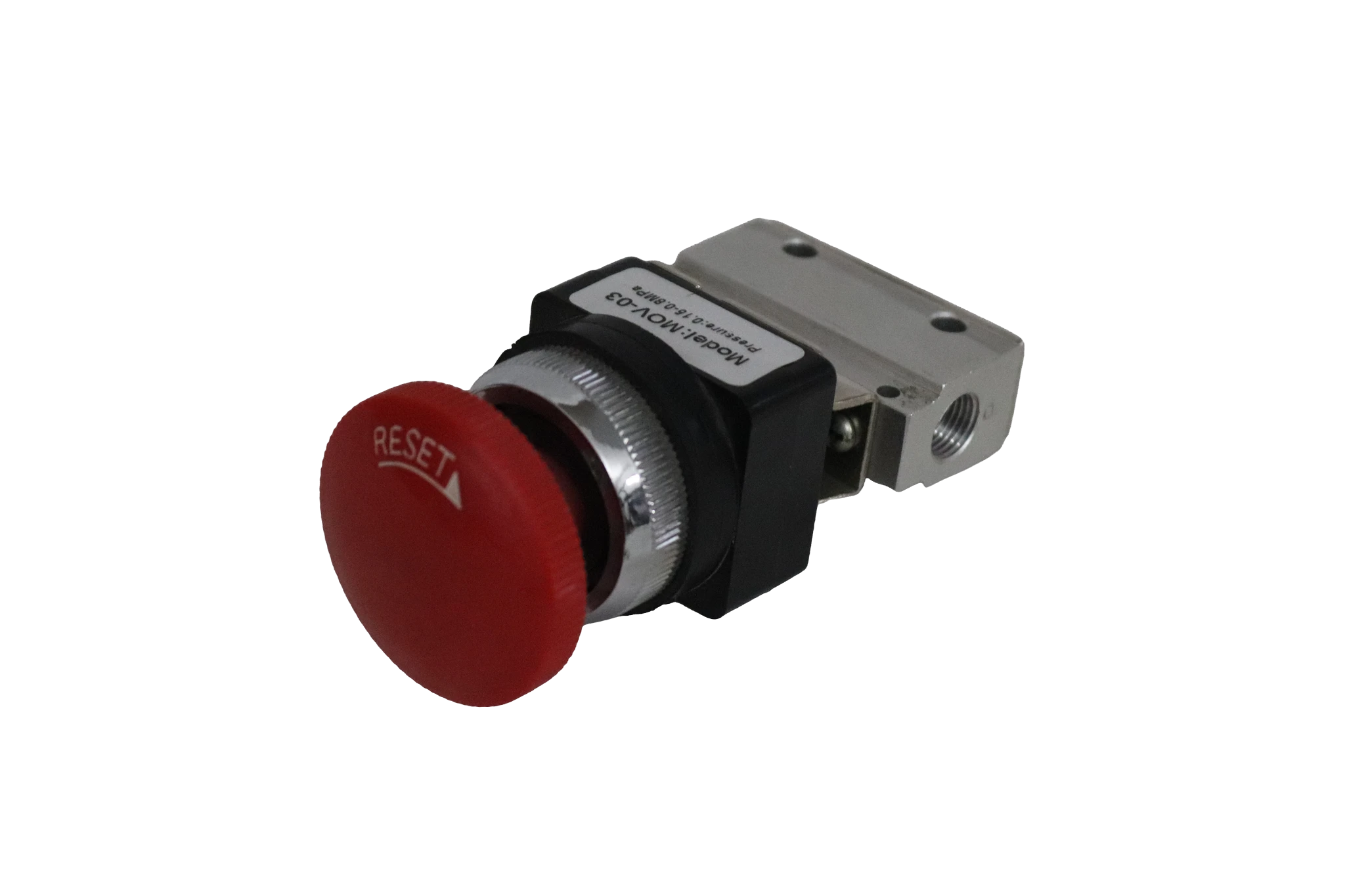 valvula lineal mini boton pulsador de 3 vias