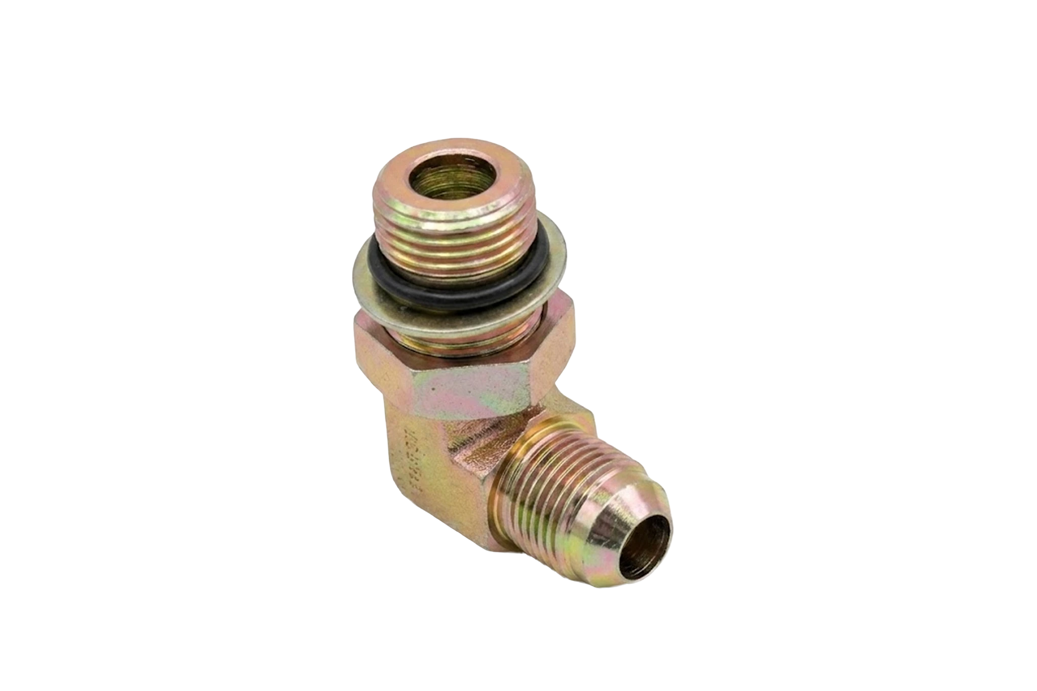 Codo 90° JIC × O'Ring frontal