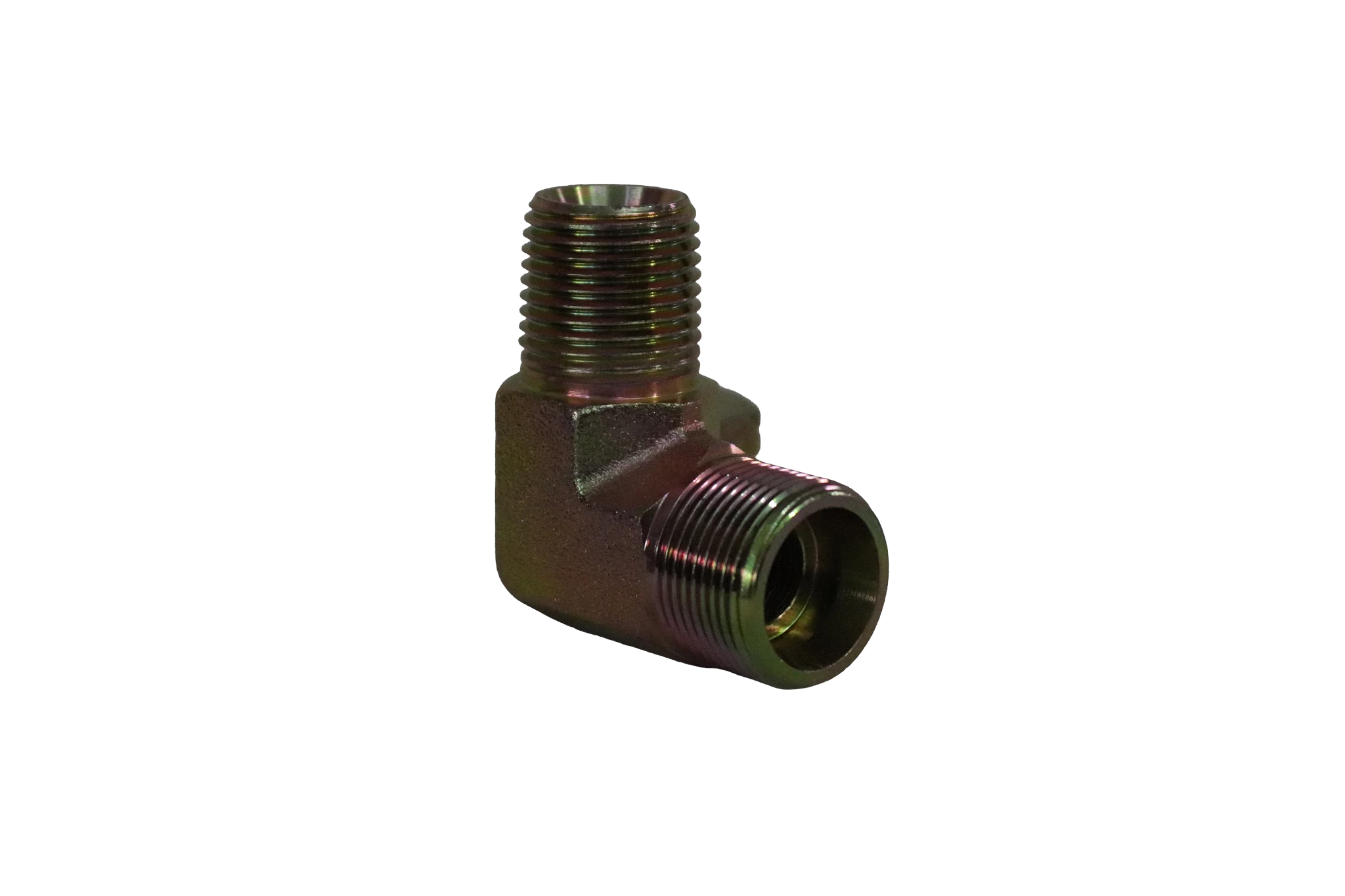 Codo 90° MF NPT × MF métrico